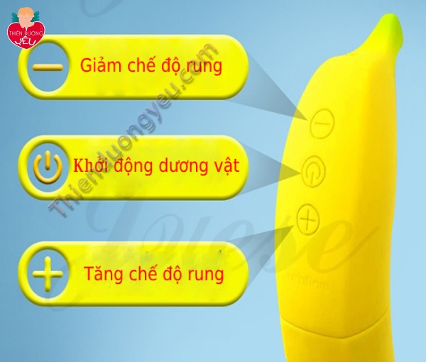   Dương Vật Giả Siêu Rung - Hình Trái Chuối Ngụy Trang Banana